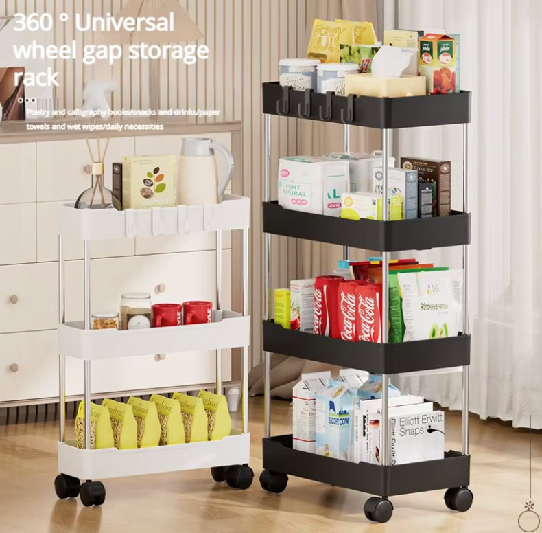 Slim Rolling Utility Cart